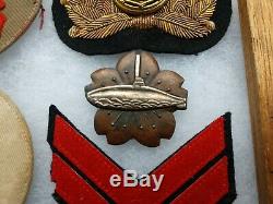 WW2 Rare Imperial Japanese Navy Submarine badge IJN patches naval infantry LOT
