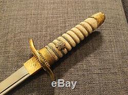 WW2 Rayskin Imperial Japanese Navy Officer Dagger Sword Premium Version