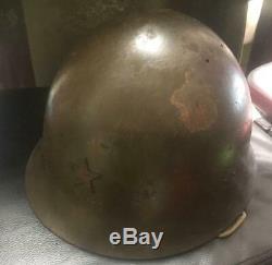 WW2 Type 90 Imperial Japanese Army Helmet Iron Free/Ship