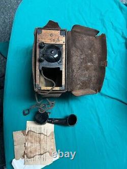 WW2 Type 92 Field Phone Imperial Japanese Army