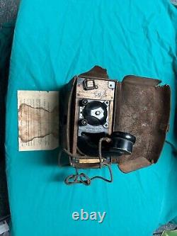 WW2 Type 92 Field Phone Imperial Japanese Army