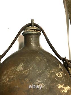 WW2 Type 94 Former Japanese Army Water Bottle Imperial Navy a lot of engraving