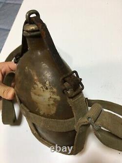 WW2 Type 94 Former Japanese Army Water Bottle Imperial Navy a lot of engraving