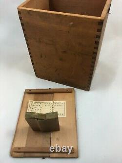 WW2 WWII Japanese Imperial Army Navy Aviation Navigation Instrument withWooden Box