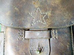 WW2 World War 2 Imperial Japanese Army military leather bag and a war diary