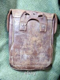 WW2 World War 2 Imperial Japanese Army military leather bag and a war diary