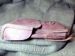 WW2 World War 2 Imperial Japanese Army military leather bag and a war diary