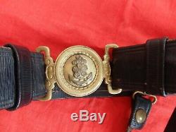 WW2 World War 2 Japan IJN Imperial Japanese Navy Officer Sword Katana Belt name