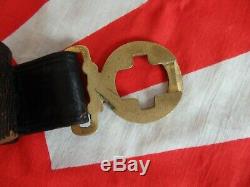 WW2 World War 2 Japan IJN Imperial Japanese Navy Officer Sword Katana Belt name