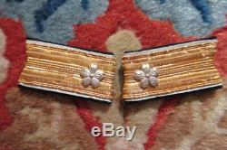 WW2 former Japanese Army Imperial Navy Major Major General collar badge (M1751)
