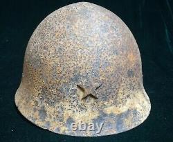 WW2 imperial Japanese Army Iron Helmet Type 90 Soldier WW? Military Japan