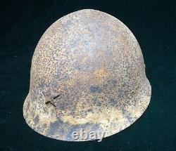 WW2 imperial Japanese Army Iron Helmet Type 90 Soldier WW? Military Japan