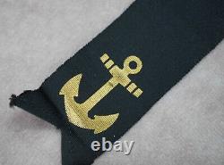 WW2 japanese Officer imperial insignia cap tally hat uniform Navy veteran estate