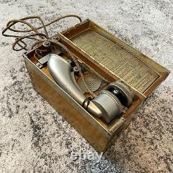 WWII 1930s Imperial Japanese Type 92 Field Trench Phone WW2 Rare