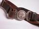 Wwii Bandsman Imperial Japanese Navy Leather Belt Anchor Buckle Signed