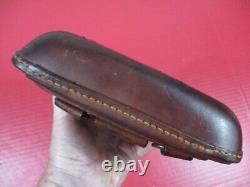 WWII Era Japanese Army Leather Holster Type 14 Nambu Pistol Original NICE #3