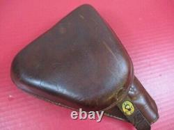 WWII Era Japanese Army Leather Holster Type 14 Nambu Pistol XLNT RARE #1