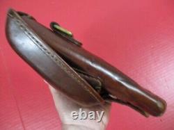 WWII Era Japanese Army Leather Holster Type 14 Nambu Pistol XLNT RARE #1