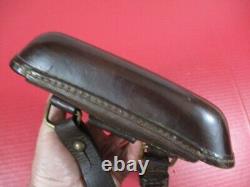 WWII Era Japanese Army Leather Holster Type 14 Nambu Pistol withStrap XLNT RARE