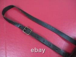 WWII Era Japanese Army Leather Holster Type 14 Nambu Pistol withStrap XLNT RARE