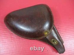 WWII Era Japanese Army Leather Holster Type 26 Nambu Revolver- Very NICE RARE