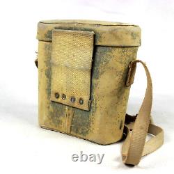 WWII IMPERIAL JAPANESE ARMY FIELD BINOCULARS TROPICAL CASE 7 x 50 NIKKO NOVAR