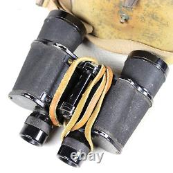 WWII IMPERIAL JAPANESE ARMY FIELD BINOCULARS TROPICAL CASE 7 x 50 NIKKO NOVAR