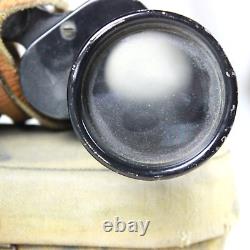 WWII IMPERIAL JAPANESE ARMY FIELD BINOCULARS TROPICAL CASE 7 x 50 NIKKO NOVAR