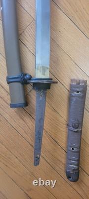 WWII IMPERIAL Japan Samurai Katana Signed Kanaya Katsumasa