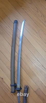 WWII IMPERIAL Japan Samurai Katana Signed Kanaya Katsumasa