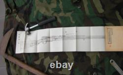 WWII Imperial Japanese Army Arisaka Type 38 Rifle Manual with Foldout Diagram