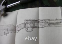 WWII Imperial Japanese Army Arisaka Type 38 Rifle Manual with Foldout Diagram