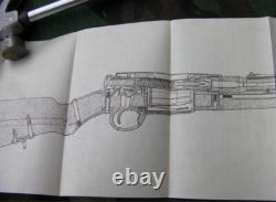 WWII Imperial Japanese Army Arisaka Type 38 Rifle Manual with Foldout Diagram
