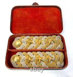 WWII Imperial Japanese Army Boxed Senior Officer Shoulder Boards