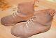 Wwii Imperial Japanese Army Driver Boots 1940 Rare Military Lace-up Shoes