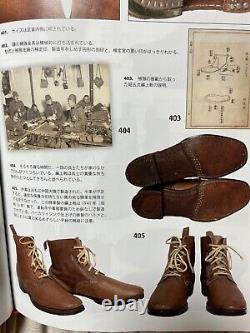 WWII Imperial Japanese Army Driver Boots 1940 Rare Military Lace-Up Shoes