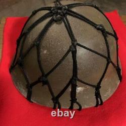 WWII Imperial Japanese Army Iron Helmet Antique Military Retro Used from Japan