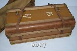 WWII Imperial Japanese Army Leather Trunk and Canteen Set Rare Collectible