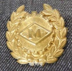 WWII Imperial Japanese Army Matsushita Aviation Arsenal Worker Cap Badge