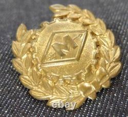 WWII Imperial Japanese Army Matsushita Aviation Arsenal Worker Cap Badge