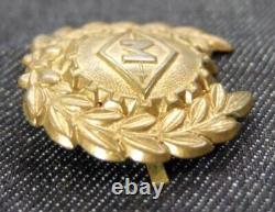 WWII Imperial Japanese Army Matsushita Aviation Arsenal Worker Cap Badge