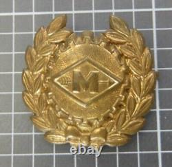 WWII Imperial Japanese Army Matsushita Aviation Arsenal Worker Cap Badge