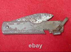 WWII Imperial Japanese Army Military Can Opener Pocket Knife 1940s Rare