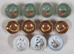 WWII Imperial Japanese Army Military Sake Cups Set x37 / China Incident