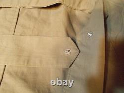 WWII Imperial Japanese Army/Navy Tropical Jacket, Unusual Open Pockets, Poncho