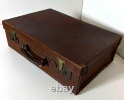 WWII Imperial Japanese Army Officer Personal Leather Briefcase Monogrammed