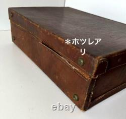 WWII Imperial Japanese Army Officer Personal Leather Briefcase Monogrammed