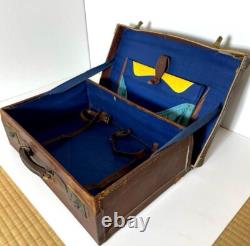 WWII Imperial Japanese Army Officer Personal Leather Briefcase Monogrammed