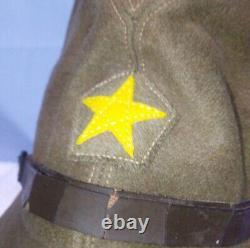 WWII Imperial Japanese Army Officer's Combat Caps Set Vintage, Authentic