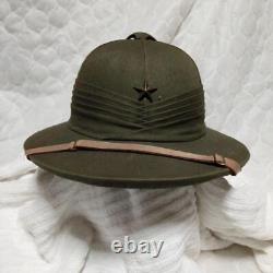 WWII Imperial Japanese Army Officer's Heat Protection Hat Free Shiipping